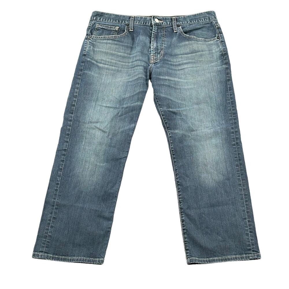 Big Star Jeans Mens 35x27 Nova XVI 17 Union Comfort Straight Dark Wash Denim